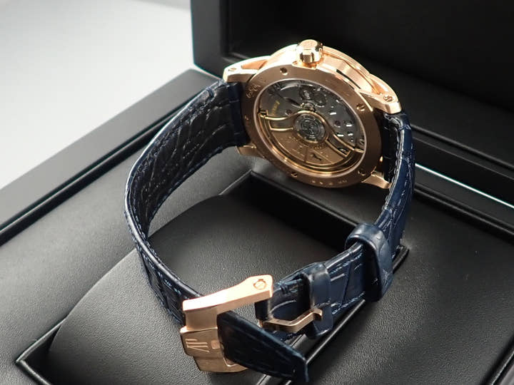 オーデマピゲ CODE 11.59 バイ オーデマ ピゲ Ref.15210OR.OO.A028CR.01 ピンクゴールド スモークブルーラッカー文字盤