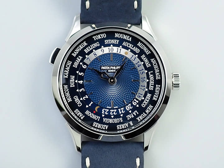 パテックフィリップ コンプリケーション ワールドタイム Ref.5230P-001 プラチナ ブルー文字盤