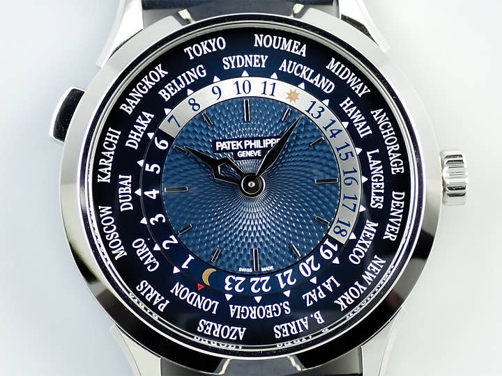 パテックフィリップ コンプリケーション ワールドタイム Ref.5230P-001 プラチナ ブルー文字盤