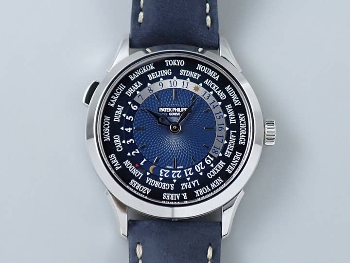 パテックフィリップ コンプリケーション ワールドタイム Ref.5230P-001 プラチナ ブルー文字盤