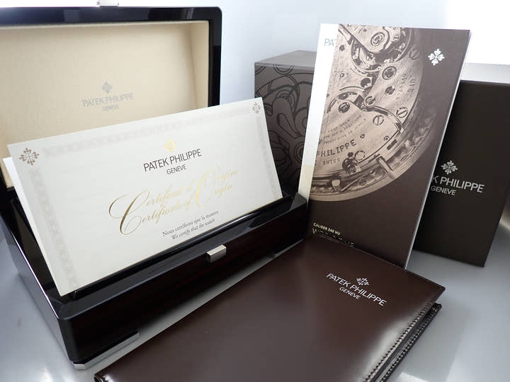 パテックフィリップ コンプリケーション ワールドタイム Ref.5230P-001 プラチナ ブルー文字盤