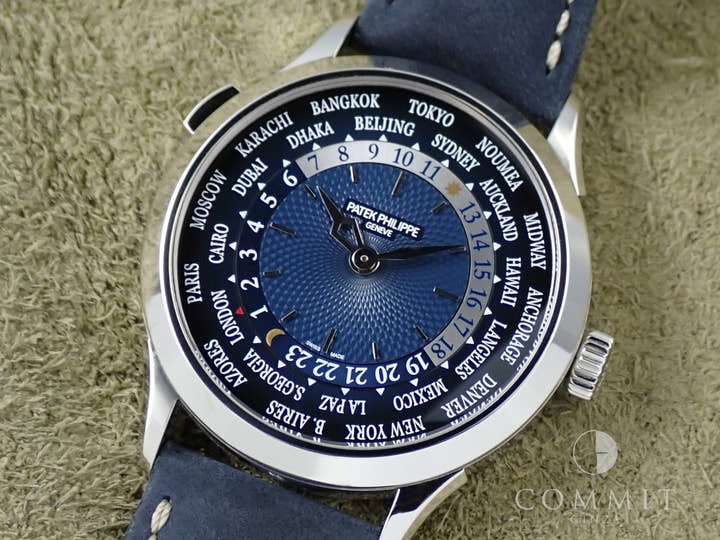 パテックフィリップ コンプリケーション ワールドタイム Ref.5230P-001 プラチナ ブルー文字盤