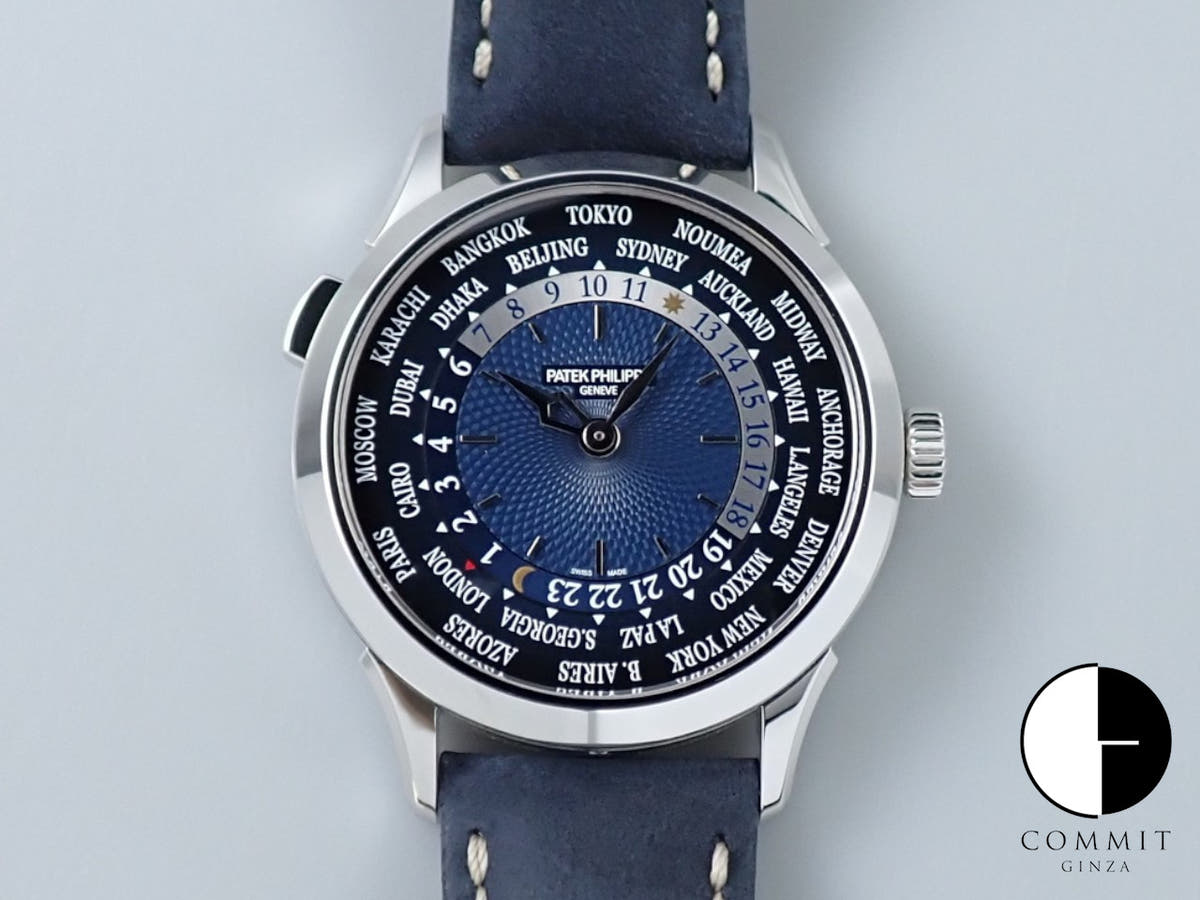 パテックフィリップ コンプリケーション ワールドタイム Ref.5230P-001 プラチナ ブルー文字盤