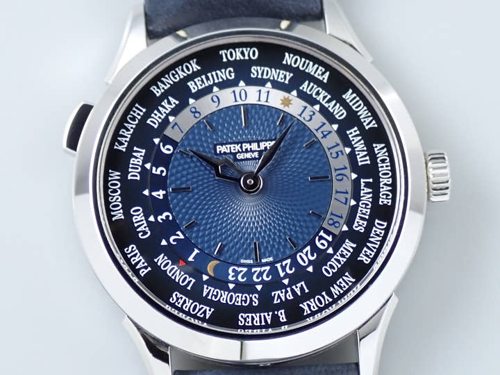 パテックフィリップ コンプリケーション ワールドタイム Ref.5230P-001 プラチナ ブルー文字盤