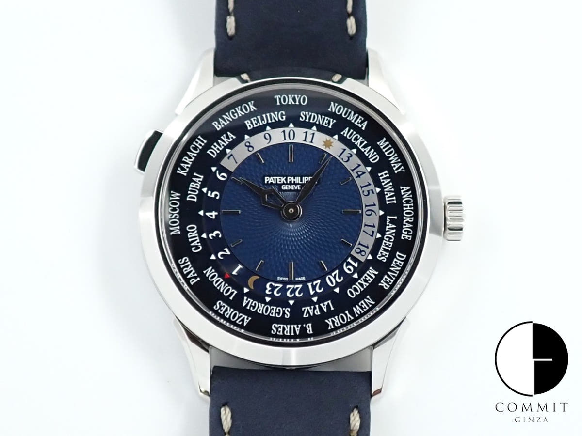 パテックフィリップ コンプリケーション ワールドタイム Ref.5230P-001 プラチナ ブルー文字盤