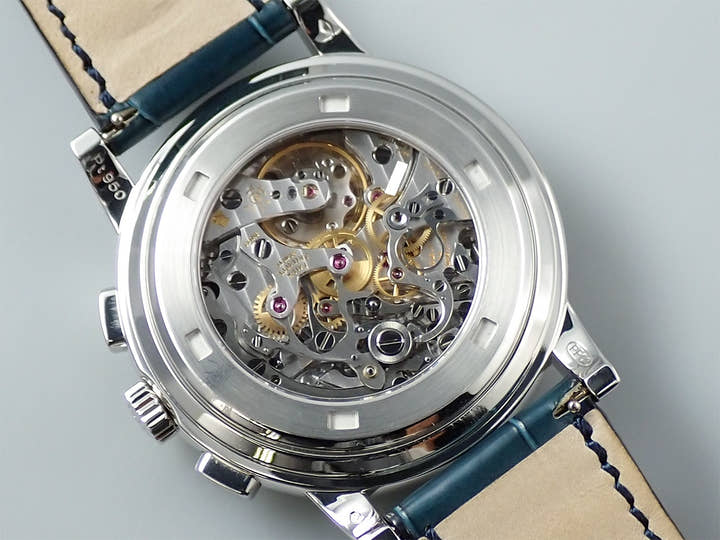 パテックフィリップ コンプリケーション クロノグラフ Ref.5070P-001 プラチナ ブルー文字盤