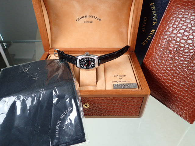 Franck Muller Conquistador Ref.8005LD1R Black Dial Used conquista-2