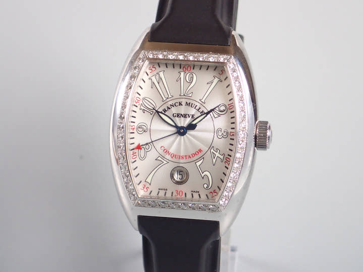Franck Muller Conquistador Ref.8005SCD1R Silver Dial Used Conquista