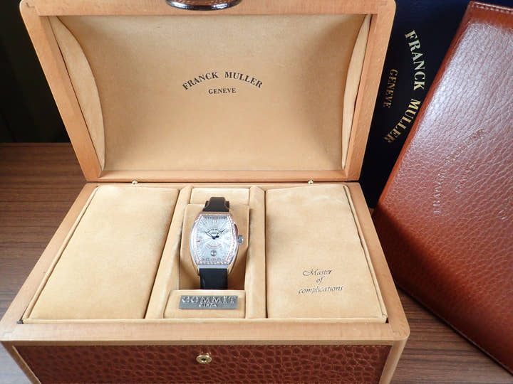 Franck Muller Conquistador Ref.8005SCD1R Silver Dial Used Conquista