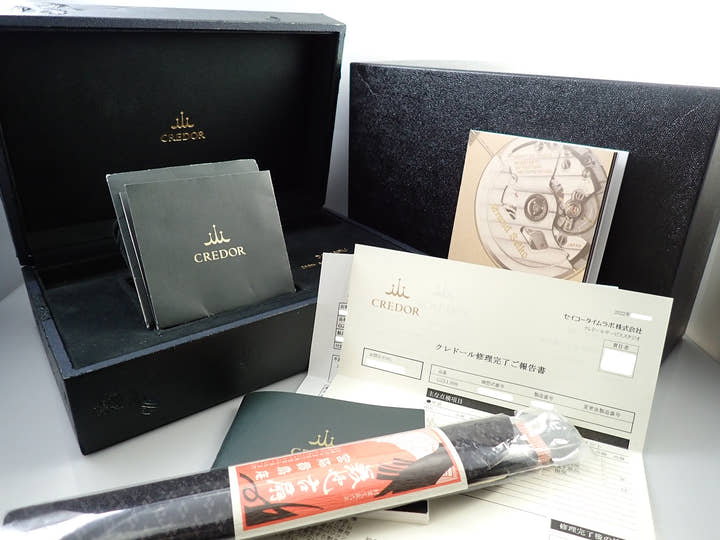 セイコー クレドール ノード Ref.GZLL998 ブラック文字盤 美品 W227APMW