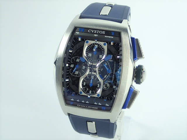 クストス チャレンジ Ref.CHR-GP-BLST ブラック文字盤 中古 cvstos
