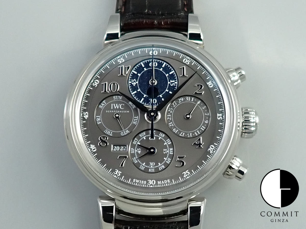 IWC ダヴィンチ パーペチュアル カレンダー クロノグラフ Ref.IW392103 グレー文字盤 美品 442A176T