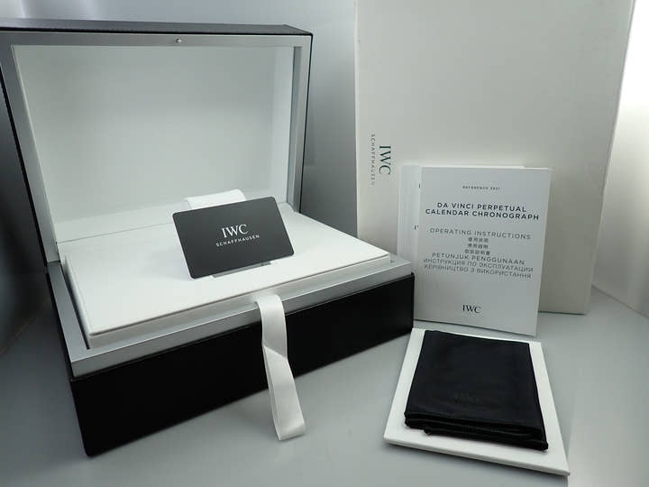 IWC ダヴィンチ パーペチュアル カレンダー クロノグラフ Ref.IW392103 グレー文字盤 美品 442A176T