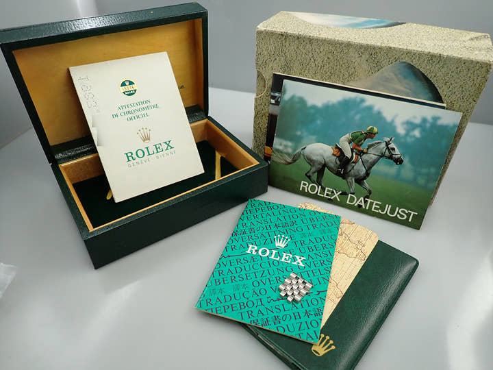 ロレックス デイトジャスト Ref.16014 ステンレススチール/ホワイトゴールド ホワイト文字盤 ジュビリーブレスレット