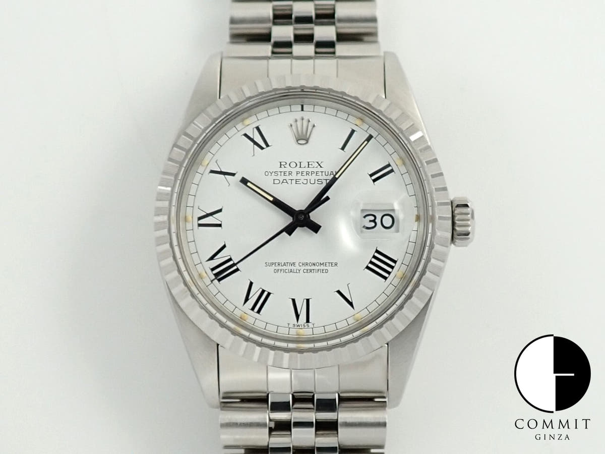 ロレックス デイトジャスト Ref.16030 ステンレススチール ホワイト文字盤 ジュビリーブレスレット