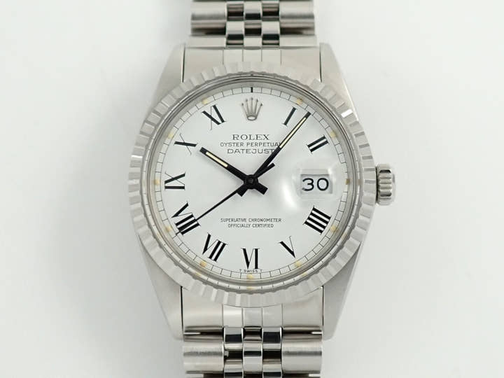 ロレックス デイトジャスト Ref.16030 ステンレススチール ホワイト文字盤 ジュビリーブレスレット