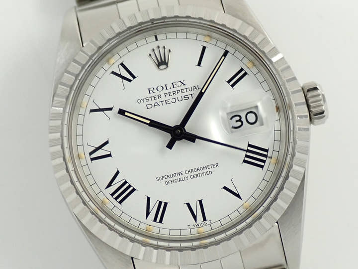 ロレックス デイトジャスト Ref.16030 ステンレススチール ホワイト文字盤 ジュビリーブレスレット
