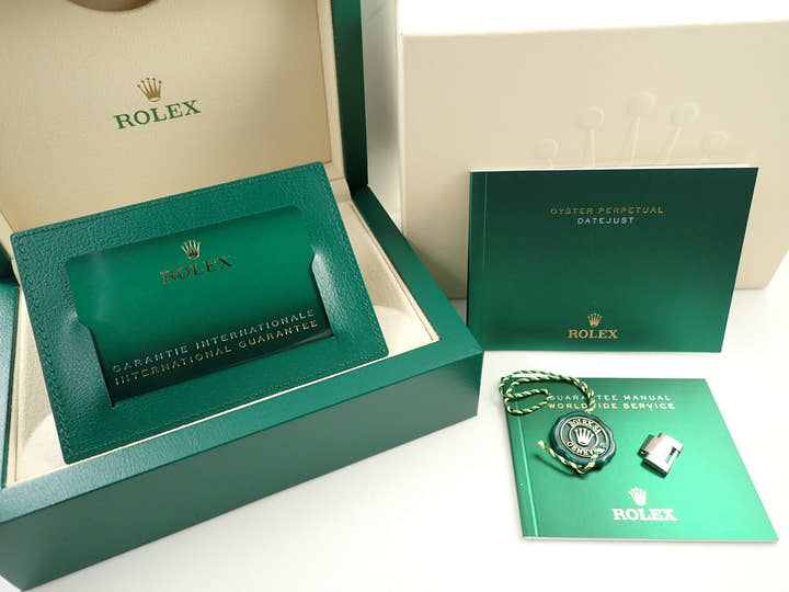 Rolex Datejust 36 Ref. 116244 Stainless Steel/White Gold Silver Computer Dial with 10 Diamond Hour Markers