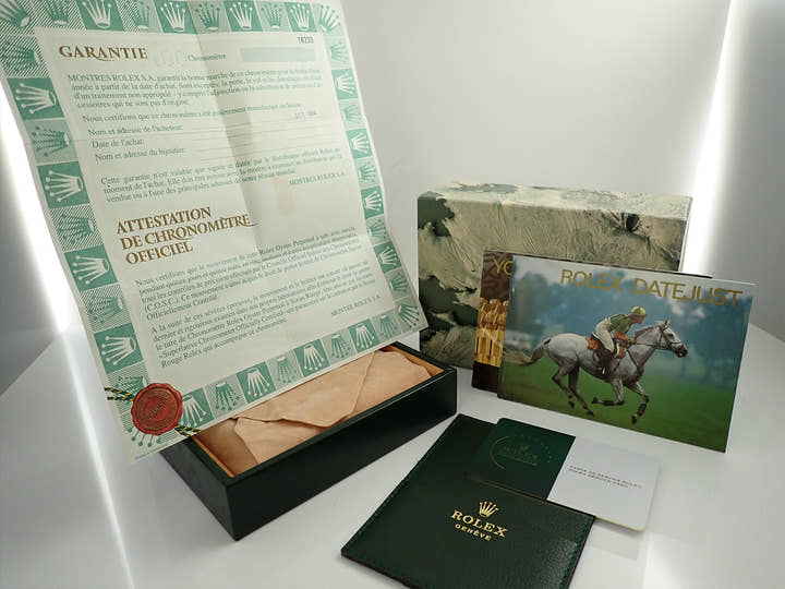 ロレックス デイトジャスト36 Ref.16233 ステンレススチール/イエローゴールド フェライト文字盤 ジュビリーブレスレット