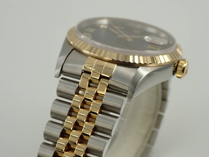 ロレックス デイトジャスト36 Ref.16233 ステンレススチール/イエローゴールド フェライト文字盤 ジュビリーブレスレット