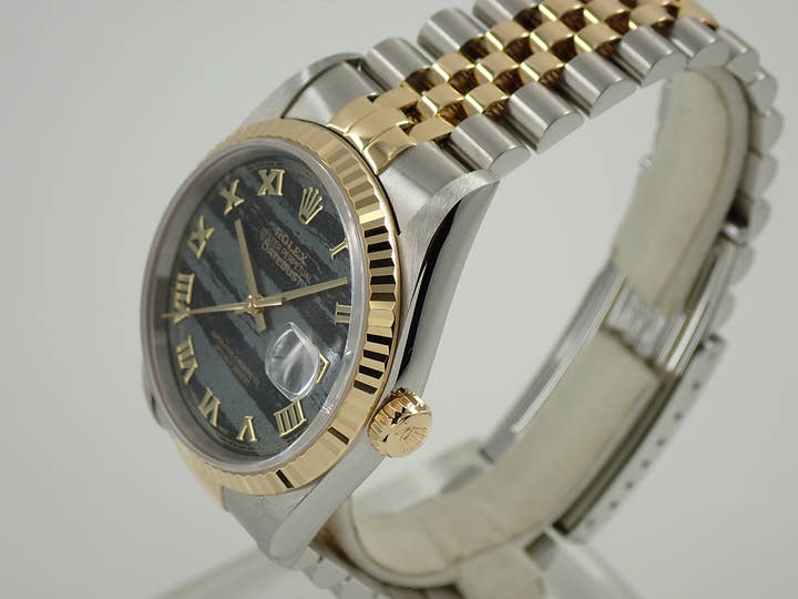 ロレックス デイトジャスト36 Ref.16233 ステンレススチール/イエローゴールド フェライト文字盤 ジュビリーブレスレット