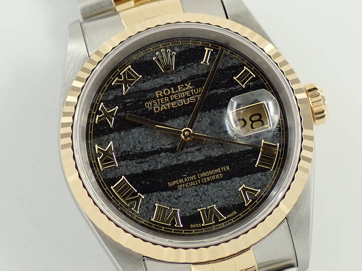 ロレックス デイトジャスト36 Ref.16233 ステンレススチール/イエローゴールド フェライト文字盤 ジュビリーブレスレット