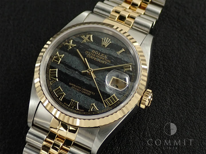 ロレックス デイトジャスト36 Ref.16233 ステンレススチール/イエローゴールド フェライト文字盤 ジュビリーブレスレット