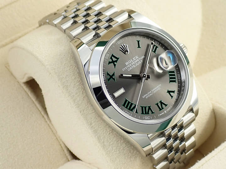 ロレックス デイトジャスト41 Ref.126300 ステンレススチール スレートローマン文字盤 ジュビリーブレスレット 美品 C6J3MK45