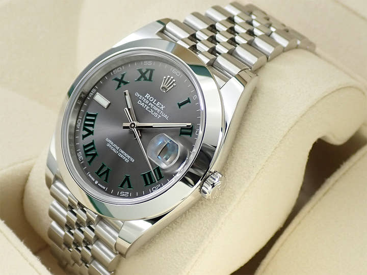 ロレックス デイトジャスト41 Ref.126300 ステンレススチール スレートローマン文字盤 ジュビリーブレスレット 美品 C6J3MK45