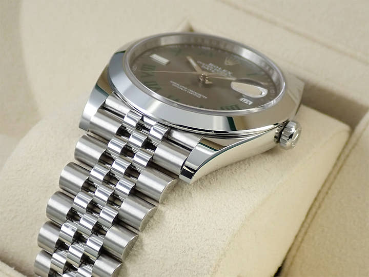 ロレックス デイトジャスト41 Ref.126300 ステンレススチール スレートローマン文字盤 ジュビリーブレスレット 美品 C6J3MK45