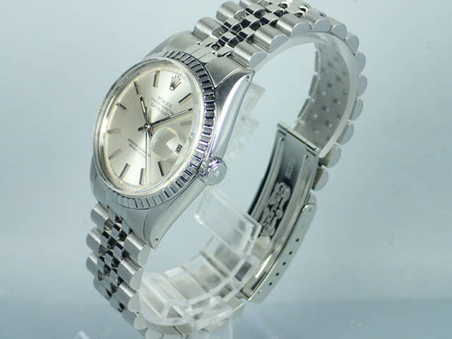Rolex Datejust Ref. 1603 Silver Dial, Pre-owned (datejust-101) Jubilee Bracelet