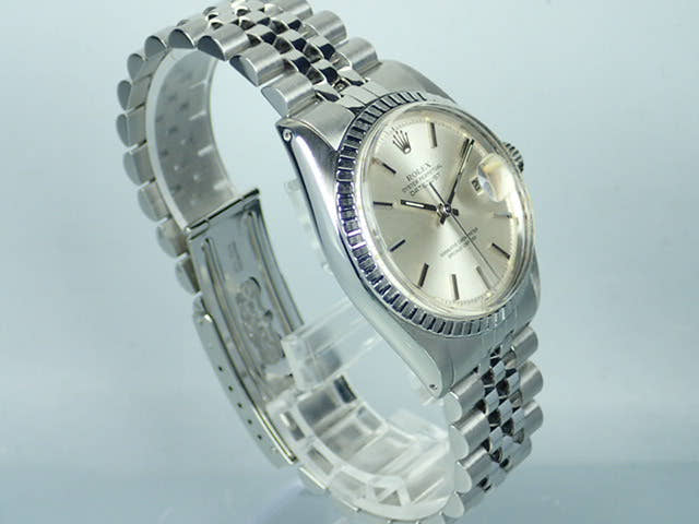 Rolex Datejust Ref. 1603 Silver Dial, Pre-owned (datejust-101) Jubilee Bracelet