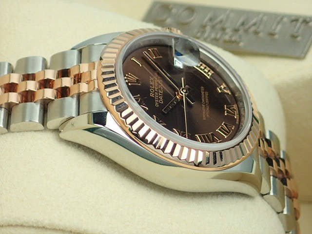 ロレックス デイトジャスト Ref.279171 チョコレート ローマンインデックス文字盤 中古 datejust-102 ジュビリーブレスレット