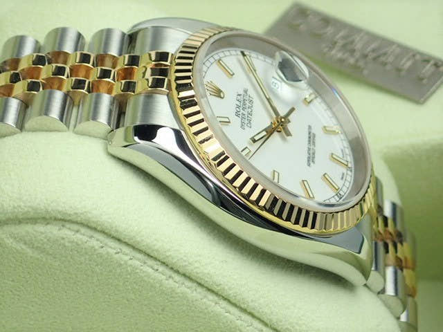 ロレックス デイトジャスト Ref.116233 ホワイト文字盤 中古 datejust-105 ジュビリーブレスレット