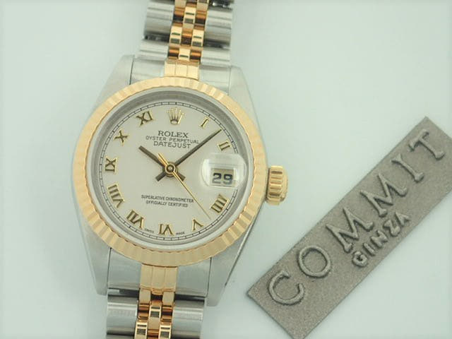 ロレックス デイトジャスト Ref.69173 ピラミッドローマン文字盤 中古 datejust-117 ジュビリーブレスレット