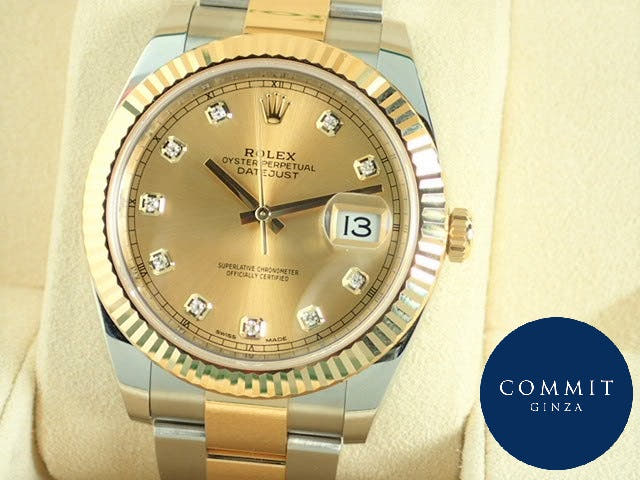 ロレックス デイトジャスト Ref.126333G シャンパン文字盤 中古 datejust-128