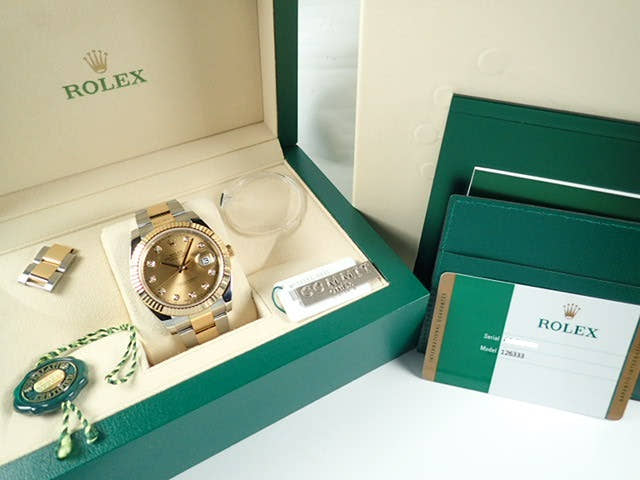 ロレックス デイトジャスト Ref.126333G シャンパン文字盤 中古 datejust-128