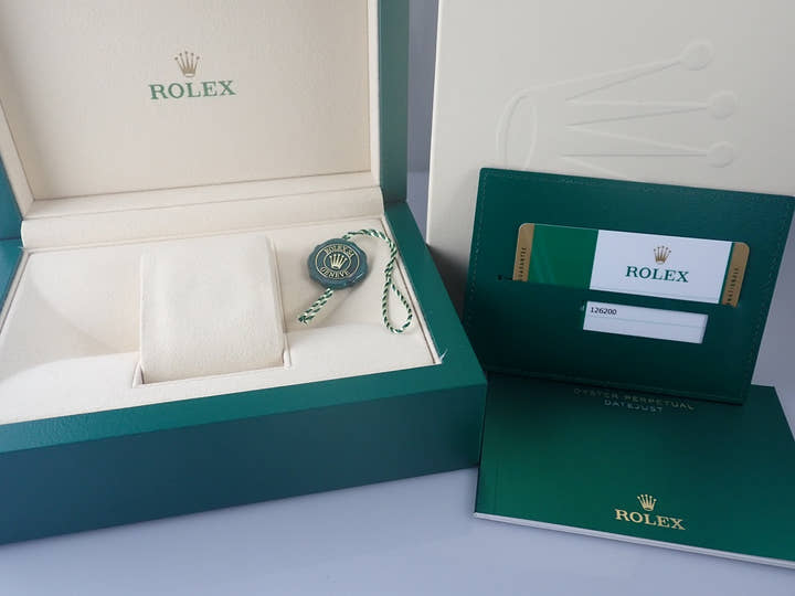 ロレックス デイトジャスト Ref.126200 ブラック文字盤 美品 datejust-132 ジュビリーブレスレット