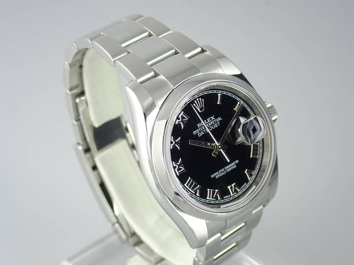 ロレックス デイトジャスト Ref.116200 ブラック文字盤 中古 datejust-154