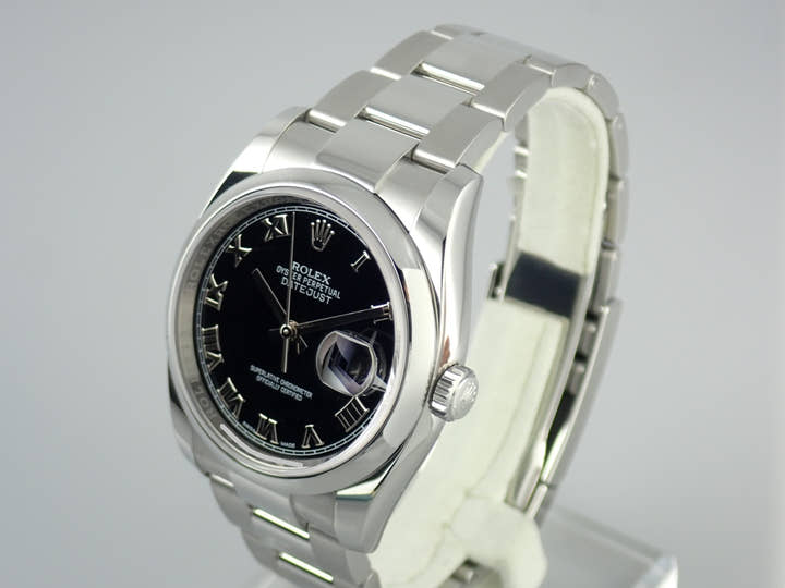 ロレックス デイトジャスト Ref.116200 ブラック文字盤 中古 datejust-154