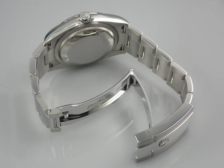 Rolex Datejust 36 Ref. 126234 Stainless Steel/White Gold Black Dial Oyster Bracelet Pre-owned 278WHPM2