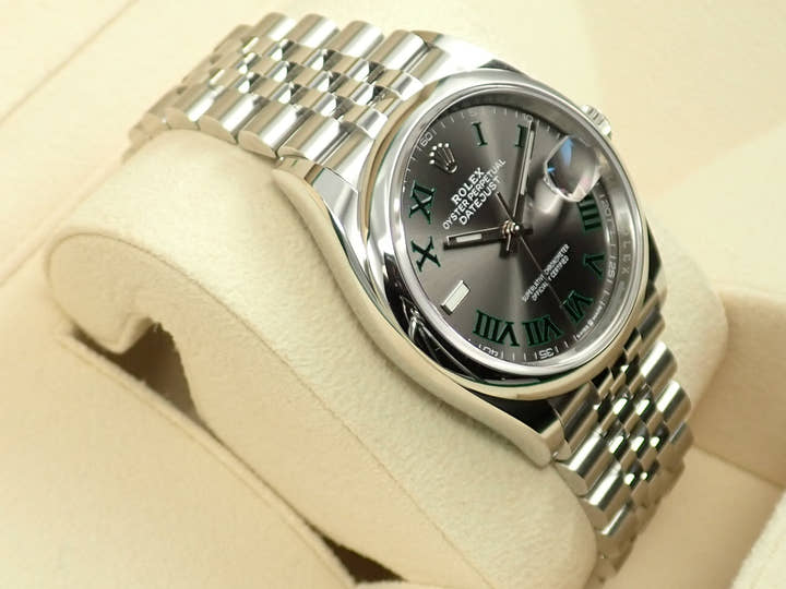 ロレックス デイトジャスト36 Ref.126200 ステンレススチール スレート文字盤 ジュビリーブレスレット