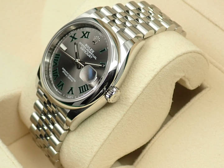 ロレックス デイトジャスト36 Ref.126200 ステンレススチール スレート文字盤 ジュビリーブレスレット