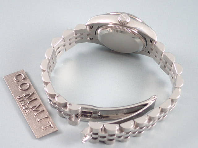 ロレックス デイトジャスト Ref.179174 ピンクローマン文字盤 中古 datejust-16 ジュビリーブレスレット