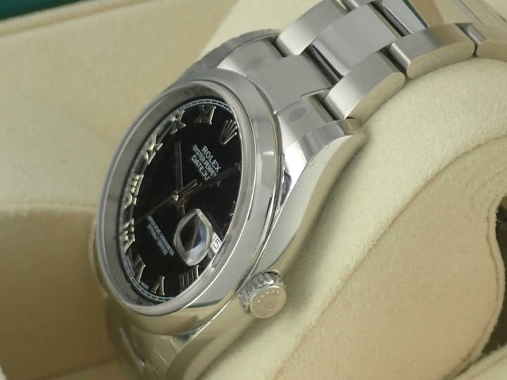 ロレックス デイトジャスト Ref.116200 ブラック文字盤 未使用 datejust-173