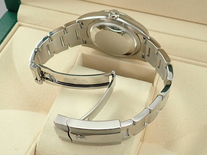 ロレックス デイトジャスト36 Ref.126234 ステンレススチール/ホワイトゴールド シルバー文字盤 オイスターブレスレット 未使用 17UHKVSL