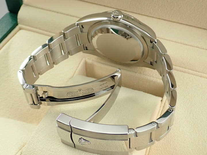 ロレックス デイトジャスト36 Ref.126234 ステンレススチール/ホワイトゴールド スレート文字盤 オイスターブレスレット