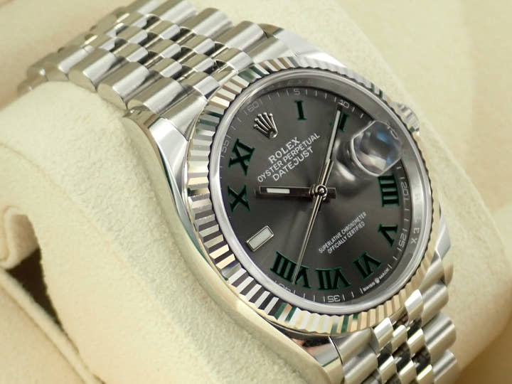 ロレックス デイトジャスト36 Ref.126234 スレート文字盤 未使用 datejust-207 ジュビリーブレスレット