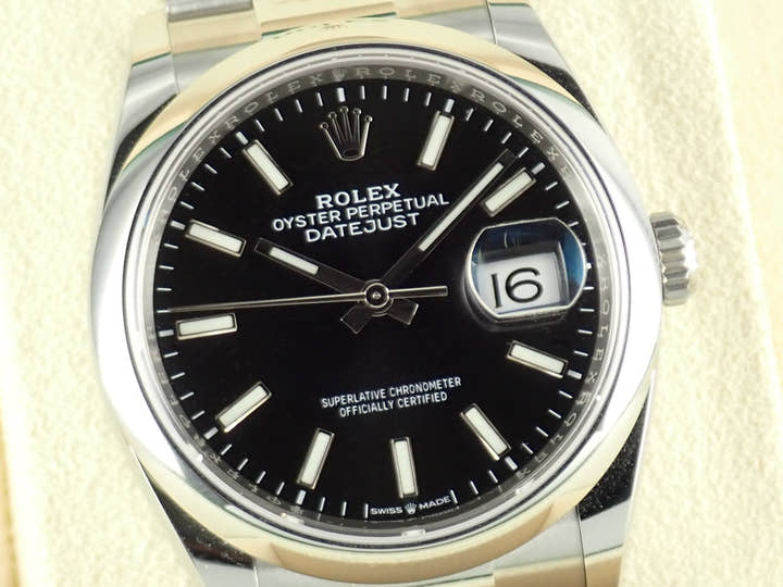 ロレックス デイトジャスト36 Ref.126200 ブラック文字盤 美品 datejust-208