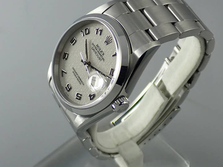 ロレックス デイトジャスト36 Ref.16200 ステンレススチール アイボリーコンピューターアラビア文字盤